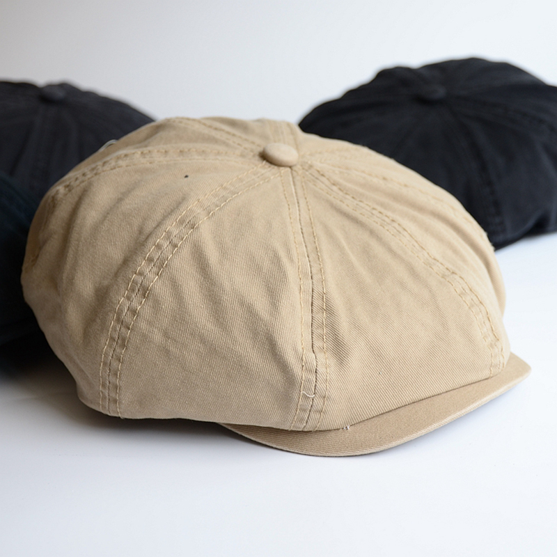 Dad Hat Cotton - Mężczyźni duża główka czapka gazeciarza Peaky
