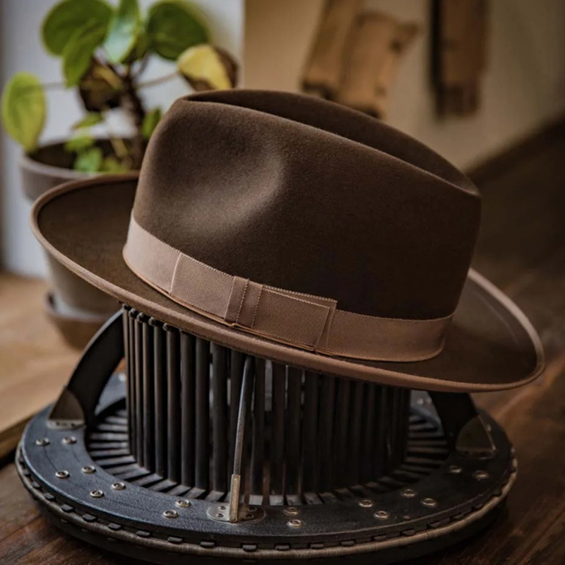 Fedora Hat Wool - Miękki kapelusz Fedora z kokardą Elegancka