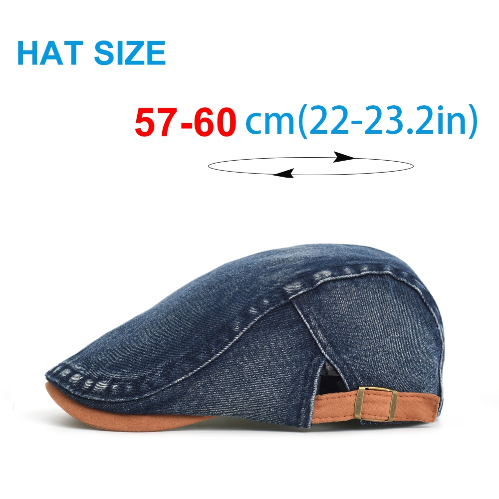 Czapka typu newsboy z denimu F – Newsboy Cap Ivy recenzja i cena