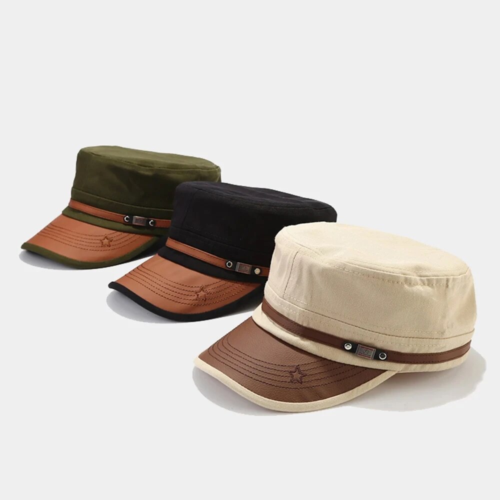 Casual Cadet Hat Man Flat Top  – Snapback Hat Flat recenzja i cena
