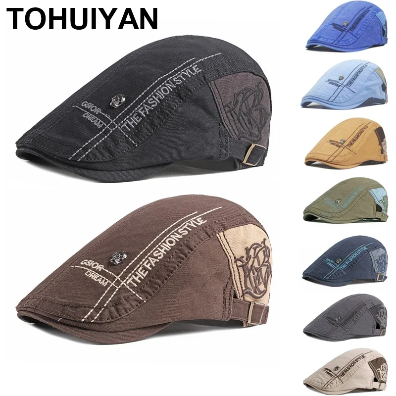 Unisex Skull Letters Newsboy C – Newsboy Cap Ivy recenzja i cena
