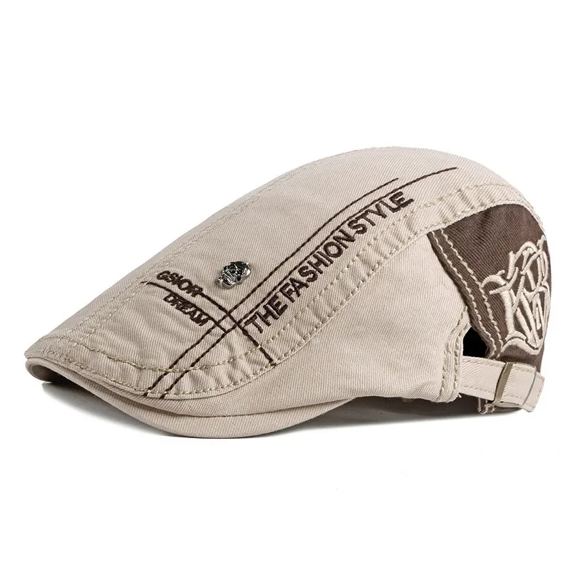 Unisex Skull Letters Newsboy C – Newsboy Cap Ivy recenzja i cena