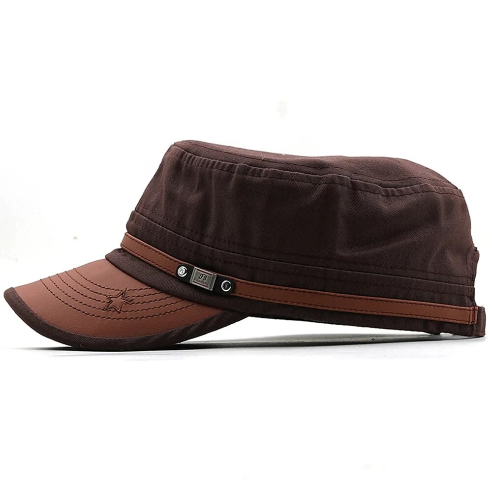 Casual Cadet Hat Man Flat Top  – Dad Hat Cotton recenzja i cena
