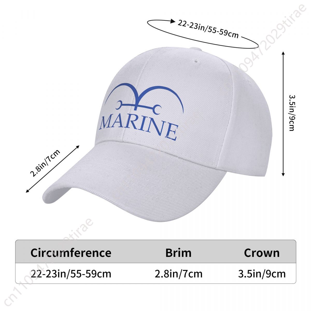 Czapki z daszkiem Marines Flag – Dad Hat Cotton recenzja i cena