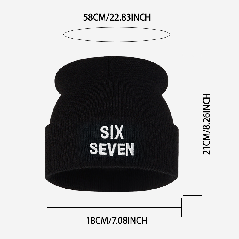 Czapka beanie z haftowanym nap – Beanie Cuffed Knit recenzja i cena