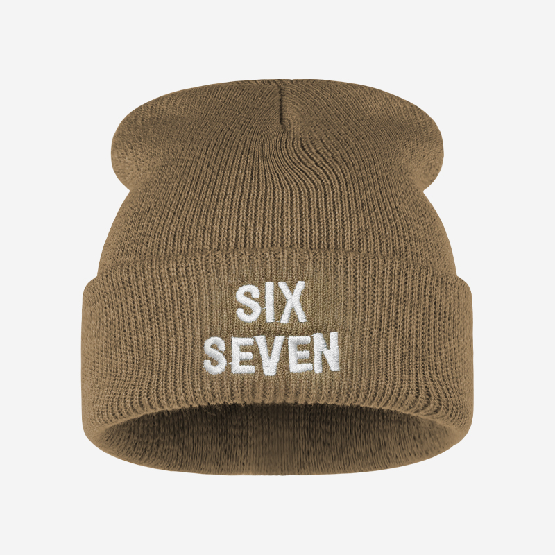 Czapka beanie z haftowanym nap – Beanie Cuffed Knit recenzja i cena