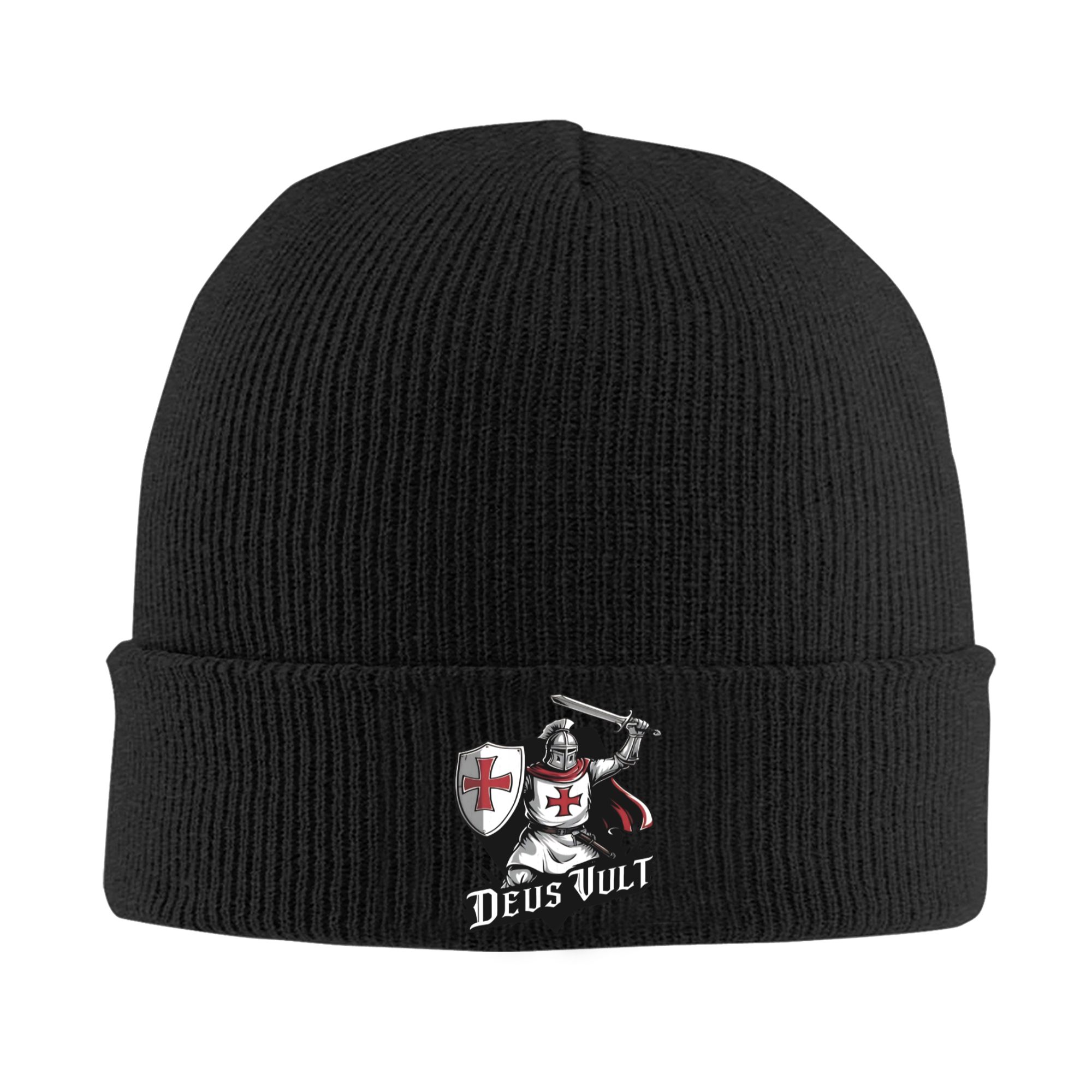Deus Vult - Czapka z dzianiny  – Beanie Cuffed Knit recenzja i cena