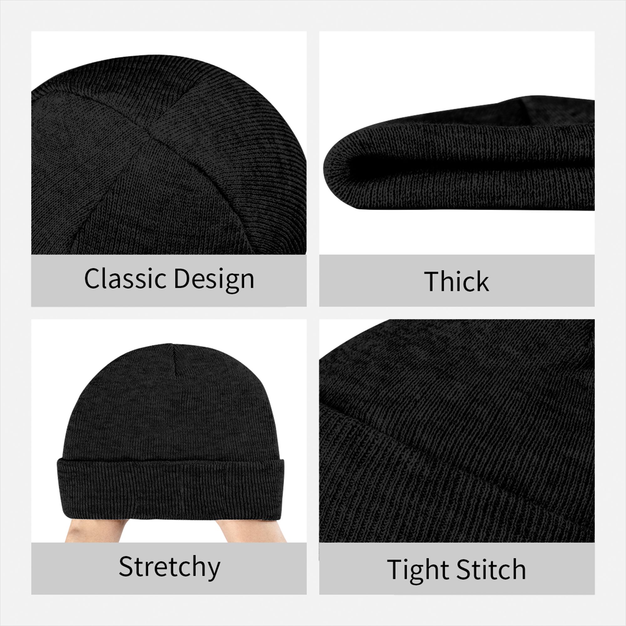 Deus Vult - Czapka z dzianiny  – Beanie Cuffed Knit recenzja i cena