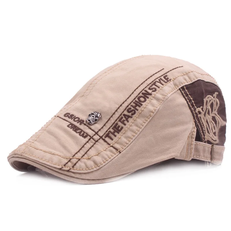 Moda Letter Beret Hat Men Sun  – Newsboy Cap Ivy recenzja i cena